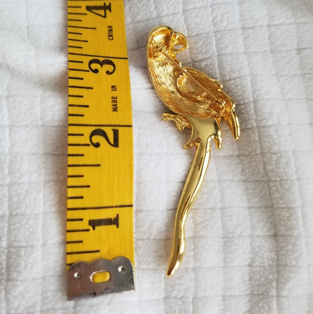 Parrot Brooch - Picture 5 of 5